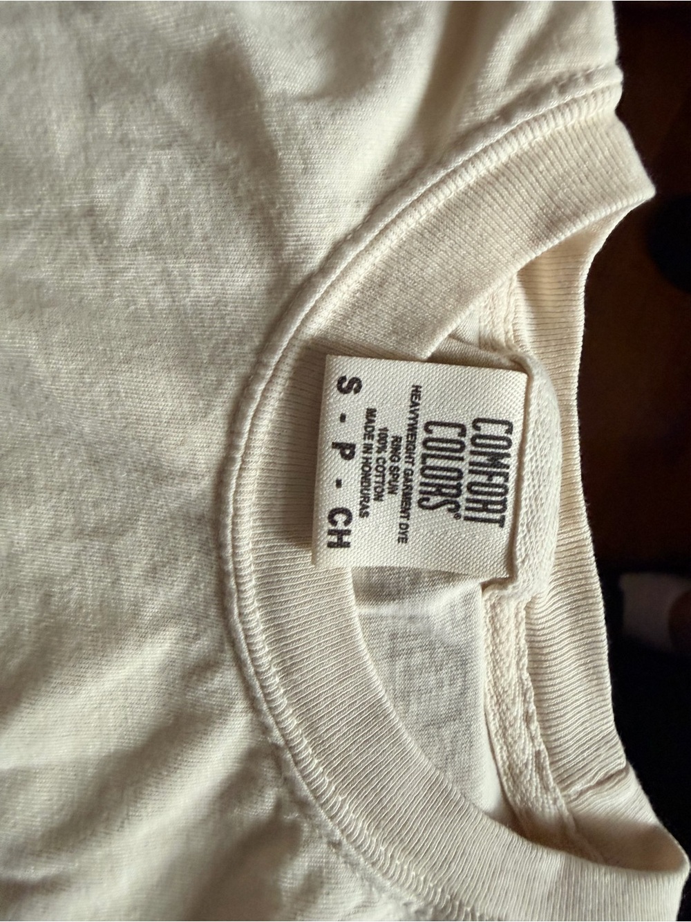 Comfort Colors Kids Off-White Short Sleeve Tee